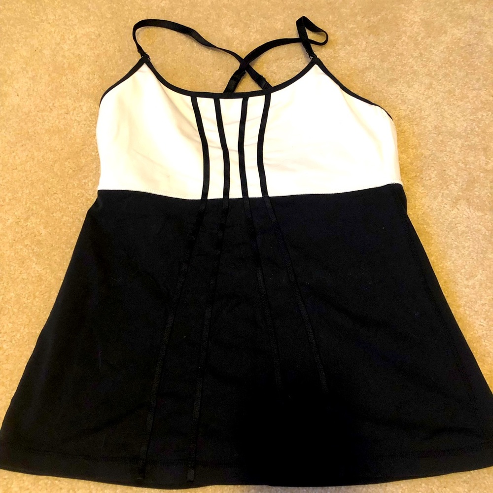 Elegant Black and White Women's Top